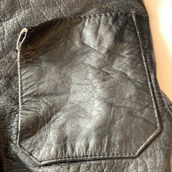 Motorcycle Rider Leather Chaps (Optional Unisex Wear) All Closures Intacted - Picture 4 of 6